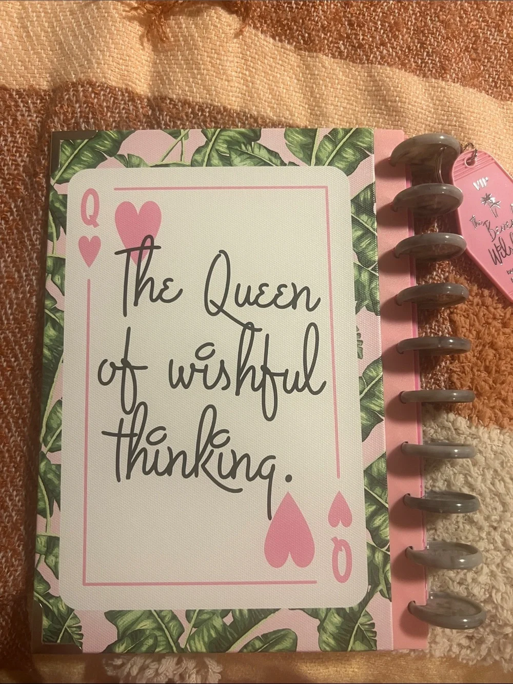 Daily Grind Planner- Pixiepop cover, dividers, and key chain